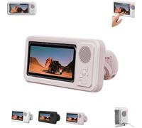 BBASILIYSD AquaPlay Support de téléphone avec haut-parleur, support de téléphone de douche étanche, haut-parleur Bluetooth intelligent intégré, pas besoin de vous soucier du bruit de la douche