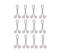 BBASILIYSD Lot de 12 Épingles Multicolores en Perles pour Foulard, Hijab Musulman, Écharpe, Châle Musulman, 12pcs