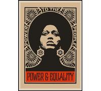 BBAUER Shepard Fairey affiche Vintage Street abstrait Wall Art Shepard Fairey imprime Shepard Fairey peinture sur toile pour la décoration d’intérieur photo 50x70cmx1 sans cadre