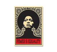 BBAUER Shepard Fairey affiches Shepard Fairey toile peinture puissance Vintage Wall Art Shepard Fairey imprime pour la décoration d’intérieur photos 40x60cmx1 sans cadre