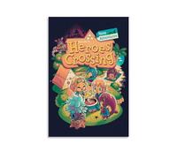 BBAUER Zelda Animal Crossing BOTW Poster décoratif sur toile pour chambre à coucher 50 x 75 cm