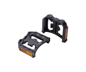 BBB Adaptateur de pédale SPD FeetRest pour vélo | Adaptateur SPD : Faites du vélo avec des Chaussures de Rue | Accessoire de vélo Indispensable | BPD-90, Noir