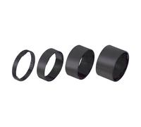 BBB B LightSpace BHP-36 Set d'entretoises de direction Noir 1-1/8"