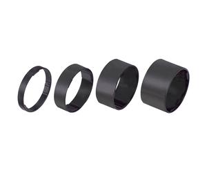 BBB B LightSpace BHP-36 Set d'entretoises de direction Noir 1-1/8"