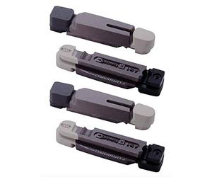 BBB BBB BBB CarbStop Patins de Freins Haute Performance compatibles avec BBB CrossStop, BBB TechStop, Shimano, SRAM et Campagnolo 2 Paires (4 au Total), BBS-29
