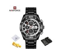 (BBB-BO x) Montres de sport pour hommes, marque de luxe, militaire, étanche, en cuir véritable, montre-bracelet