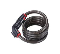 BBB Câble antivol Codelock 1800 mm Ø 12 mm Argenté Noir/Rouge