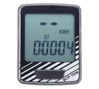 Compteur sans fil bbb dashboard 10 fonctions noir argent