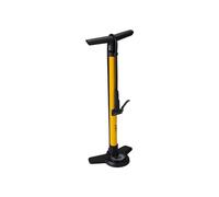 BBB Cycling AirBoost 2.0 Bike Pump with Pressure Gauge Strong and Accurate Floor Pump Compatible with Presta, Schrader and Dunlop 90 cm High Pressure Rubber Hose BFP-28