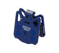 BBB Cycling Campagnolo Plaquettes de frein à disque - DiscStop HP - Mélange organique - Compatible avec Campagnolo Super Record, Record, EKAR, Chorus, Potenza - Bleu - BBS-79