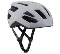 BBB Cycling Casque de Vélo Adulte MTB et Vélo de Route I Casque Légère avec MIPS I Casque de Vélo Adulte avec Visière Détachable et Sac de Voyage Dune 2.0 BHE-22T Noir Blanc M