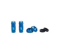 BBB Cycling CoreCap Lot de 2 bouchons pour valve - Remplacement innovant pour valves Presta, jusqu'à 300% de flux d'air en plus, Idéal pour tubeless, VTT, vélo de course & vélo électrique BTI-165 Bleu