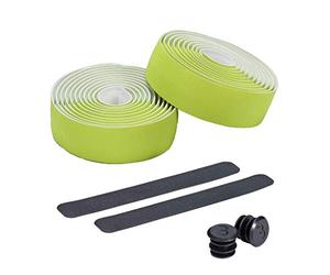 BBB Cycling FlexRibbon Gel Bande de guidon antidérapante et résistante aux chocs pour vélo de route Gravel et Urban Cycling | Avec ruban adhésif et bouchon de guidon | BHT-14