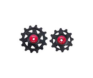 BBB Cycling Galet de Dérailleur Céramique Arrière | 12 Vitesses | Compatibles avec Système SRAM MTB | RollerBoys Céramique 12T-14T BDP-17