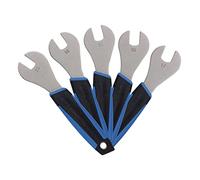 BBB Cycling Jeu De Clés À Cônes pour Vélos (Tailles 13/14/15/16/17), Noir/Bleu, Taille Unique Coneset BTL-25S