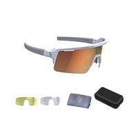 Bbb Fuse Pc Mlc Orange Sunglasses Blanc Smoke/CAT3 + Yellow/CAT1 + Clear/CAT0 Matte White