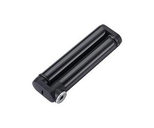 BBB Cycling Pompe À Vélo Mini Pompe Haute Pression 116Psi 120 Mm Pompe 35 CC pour Valve Presta French Pompe Tubeless Compatible Doubleshot Mini BMP-102, Noir