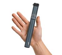 BBB Cycling Pompe Mini Vélo Samurai | pour Pneus de Vélo avec Valves Presta, Schrader et Dunlop | Gris | BMP-50
