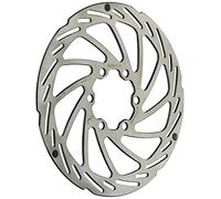 Bbb Cycling PowerStop BBS-111 Disque de vélo unisexe en acier inoxydable 6 boulons avec indicateur d'usure pour vélo de route, VTT, vélo électrique, VTT Argenté 140 mm