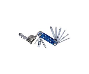BBB Cycling PrimeFold L Multitool Vélo - Outil Multifonction Vélo - Mini Outil Pliable pour Vélo - 16 Fonctions - BTL-48L