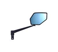 BBB Cycling Rétroviseur de vélo unisexe BBM-02 avec système de fixation réglable sur le guidon, revêtement anti-reflet, certifié E-Bike, disponible en gauche et droit, noir, taille unique
