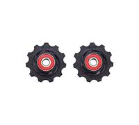 BBB Cycling, RollerBoys BDP-16 Lot de 2 poulies de Roue Jockey arrière en céramique 11 Vitesses, compatibles avec Les vélos de Route SRAM