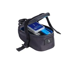 BBB Cycling Sacoche de selle CombiSet, système de double sangle, outil MiniFold S, mini-pompe WindWave, démonte-pneus EasyLift, rustines Leakfix, Combiset EasyPack BSB-56