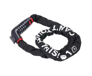 BBB Cycling - Serrure à combinaison CodeLink - Pour vélo de course, VTT et Urban Cycling - Code 4 chiffres - En acier trempé - BBL-49-5 mm x 100 cm