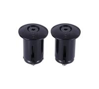 BBB CyclingScrewOn Lot de 2 Embouts de vis pour Ruban de Guidon | Vis en Acier Inoxydable pour Guidon de vélo | 2 pièces par Paquet, Noir, 200 x 3 cm