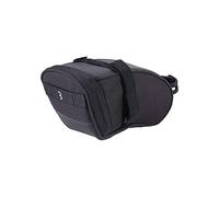 BBB CyclingSpeedPack Sacoche de Selle courbée avec Fermeture Éclair étanche et Support de Montage LED Noir, Adulte - Mixte, Noir, L