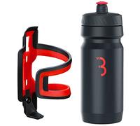BBB Cyclisme DualAttack and CompTank I Porte-bidon et bidon de vélo I Easy Acces léger Double Composite I Bouteille d'eau sans BPA I Ajustement Universel 550 ML I BBC-40C