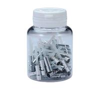 Lot de 50 butees de gaine avec fourreau bbb cableend n al workshop en aluminium 5mm argent