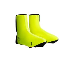 BBB Homme Multiflex Hv Couvre-Chaussures de Cyclisme Coupe-Vent et imperméable, Excellente visibilité, Coutures Velcro, Nez renforcé, Taille 44/48, Jaune Fluo, 44.5 EU