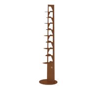 BBB ITALIA bibliothèque sur pied NEANDERTHAL H 192 cm (Corten - Acier)