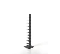 BBB ITALIA - Sapiens - Bibliothèque à colonne verticale, étagère autoportante avec étagères (152 cm, anthracite)