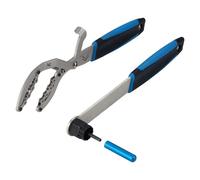 BBB Kit démonte-cassette Cassetteremover 10/11/12 vitesses Argenté/Bleu/Noir