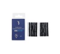 BBB Lot de 10 Bouchons de réparation de pneus sans Chambre à air - Lot de 10 Bouchons de Pneu - Caoutchouc vulcanisé très résistant pour pneus de VTT et de Route de Gravier - BTL-208