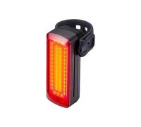BBB Lumière de vélo Rechargeable par USB Haute visibilité étanche pour vélo de Ville, vélo de Route, feu arrière Facile à Monter Signal Pro BLS-168, Noir