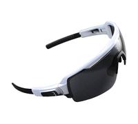 BBB Lunettes de Sport Commander Mixte, Glossy White, Taille Unique Taille unique