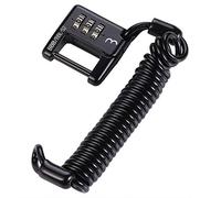 BBB Mini antivol à câble avec Combinaison à 3 Chiffres Course, vélo de Montagne Urbain VTT Minisafe Bbl-52 Noir 120 cm Mixte, 3 mm x 1200 mm