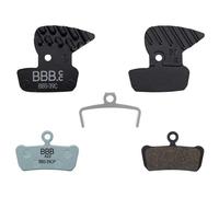 Paire de plaquettes bbb discstop coolfin organiques pour sram guide avid trail