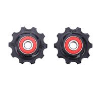 BBB Jeu de galets de dérailleur RollerBoys Ceramic BDP-11 10 dents Argenté/Noir