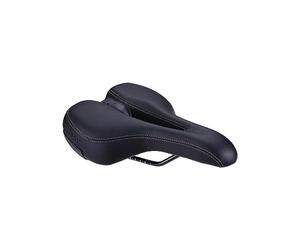 BBB Selle de vélo Active SoftShape I BSD-121 - Unisexe - Design Sportif - avec découpe - Noir
