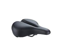 BBB Selle de vélo Anatomique décontractée SoftShape I Siège de vélo Confortable Unisexe I Selle de vélo au Design Confortable I BSD-125, Noir