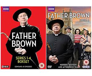 BBC drama Father Brown Series 1-5 Complete Collection with all the episodes + 2016 Christmas Special