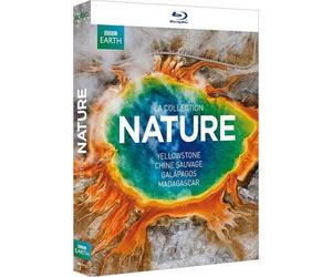 Bbc Earth : Yellowstone + Madagascar + Chine Sauvage + Galapagos - Pack - Blu-Ray