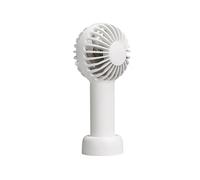 BBC Mini ventilateur ptb stand et rechargeable Blanc
