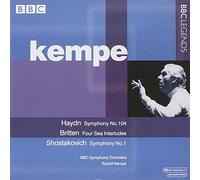 BBC Symphony Orchest - Haydn : Symphonie N°104 - Britten : For Sea Interludes - Chostakovitch : Symphonie N°1