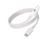 BBC Câble tressé C/C 1,2 m 3 A / PD 60 W Blanc recyclé