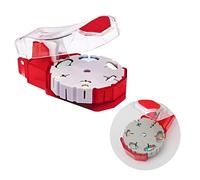 BBDA Coupe-pilules, comprimés vitaminés écrasés, diviseur transparent pour pilules boîte à pilules pour diviser et transporter les médicaments quotidiens